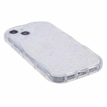 JTW Series for iPhone 13 Case Epoxy Phone Cover with Glitter Sequins Decor