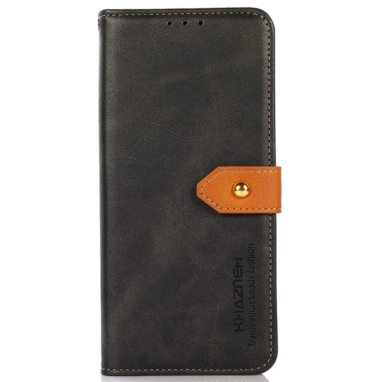 KHAZNEH For Xiaomi Redmi 13C 4G / 13C 5G / Poco C65 4G Case PU Leather Fully Wrapped Phone Cover