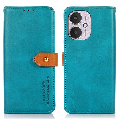 KHAZNEH For Xiaomi Redmi 13C 4G / 13C 5G / Poco C65 4G Case PU Leather Fully Wrapped Phone Cover