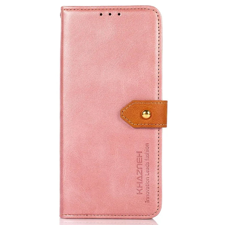 KHAZNEH For Xiaomi Redmi 13C 4G / 13C 5G / Poco C65 4G Case PU Leather Fully Wrapped Phone Cover
