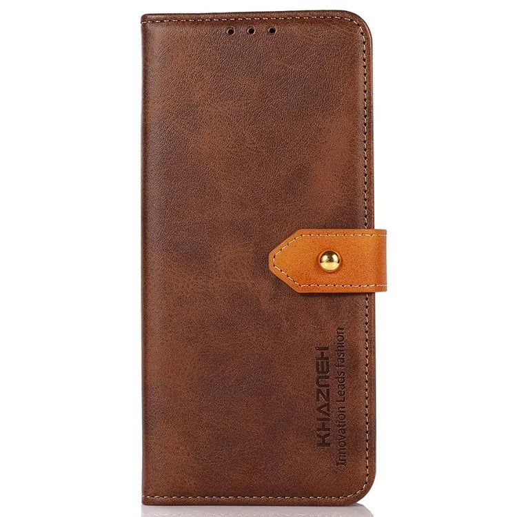 KHAZNEH For Xiaomi Redmi 13C 4G / 13C 5G / Poco C65 4G Case PU Leather Fully Wrapped Phone Cover