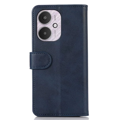 For Xiaomi Redmi 13C 4G / 13C 5G / Poco C65 4G Case Cowhide Texture Foldable Stand Phone Cover
