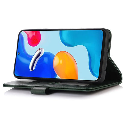 For Xiaomi Redmi 13C 4G / 13C 5G / Poco C65 4G Case Cowhide Texture Foldable Stand Phone Cover