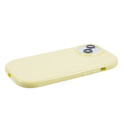 JQ Series For iPhone 15 Plus TPU Case Jelly Shape Anti-scratch Phone Cover (Big Rear Lens Hole)