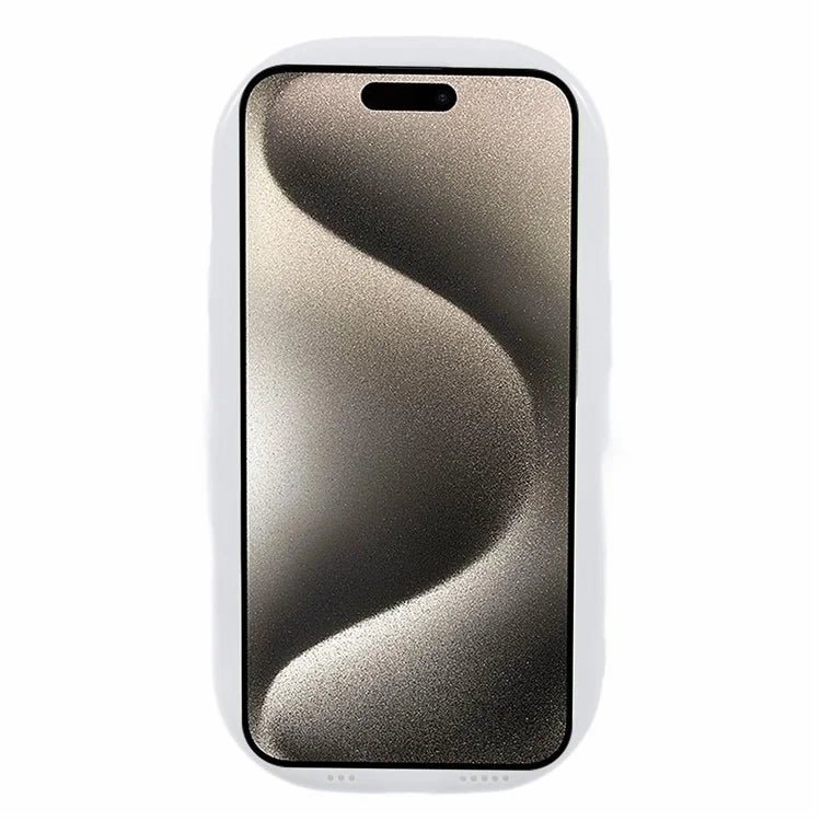 JQ Series For iPhone 15 Plus TPU Case Jelly Shape Anti-scratch Phone Cover (Big Rear Lens Hole)