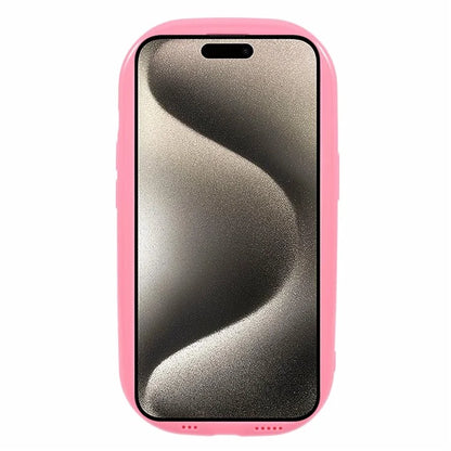 JQ Series For iPhone 15 Plus TPU Case Jelly Shape Anti-scratch Phone Cover (Big Rear Lens Hole)