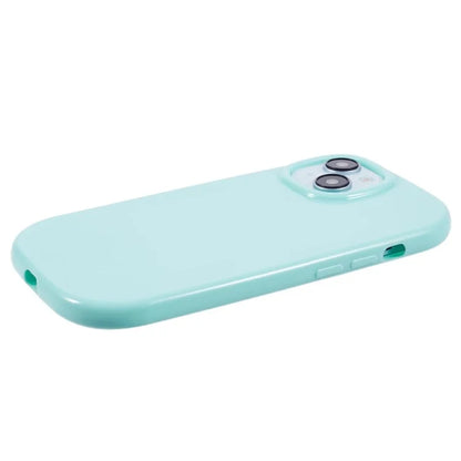 JQ Series For iPhone 15 Plus TPU Case Jelly Shape Anti-scratch Phone Cover (Big Rear Lens Hole)