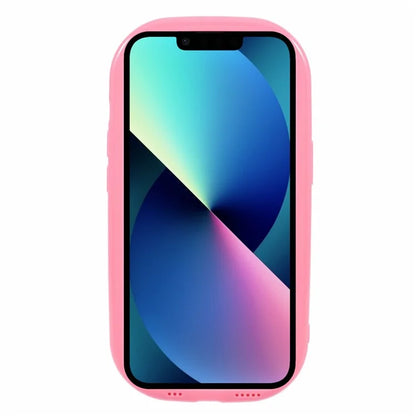 JQ Series For iPhone 13 Case Jelly Shape Scratch-resistant TPU Cover (Big Rear Lens Hole)