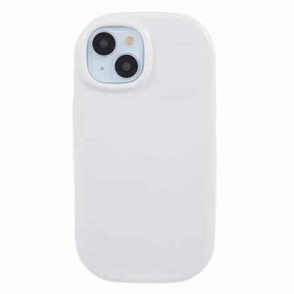 JQ Series For iPhone 15 TPU Case Jelly Shape Phone Cover Protector (Big Rear Lens Hole)