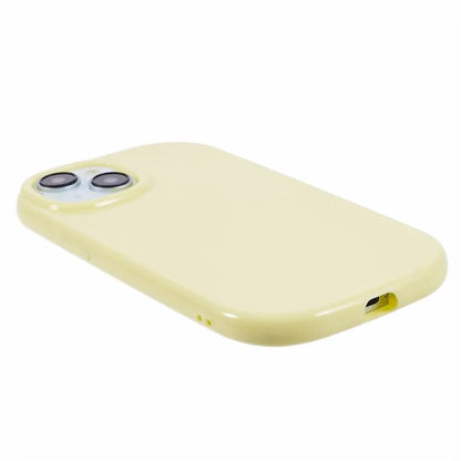 JQ Series For iPhone 15 TPU Case Jelly Shape Phone Cover Protector (Big Rear Lens Hole)
