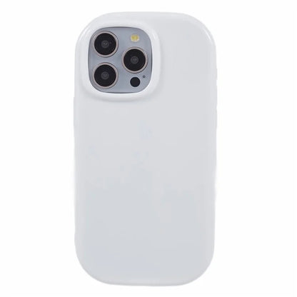 JQ Series For iPhone 15 Pro Max Phone Case Jelly Shape TPU Cover (Big Rear Lens Hole)