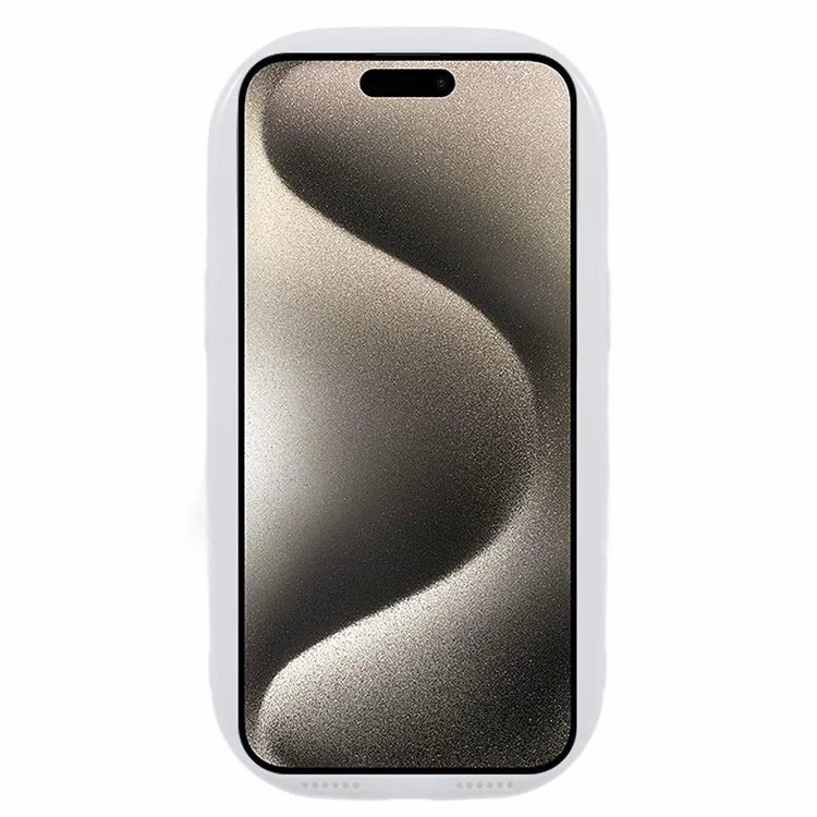 JQ Series For iPhone 15 Pro Max Phone Case Jelly Shape TPU Cover (Big Rear Lens Hole)