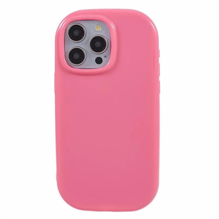 JQ Series For iPhone 15 Pro Max Phone Case Jelly Shape TPU Cover (Big Rear Lens Hole)