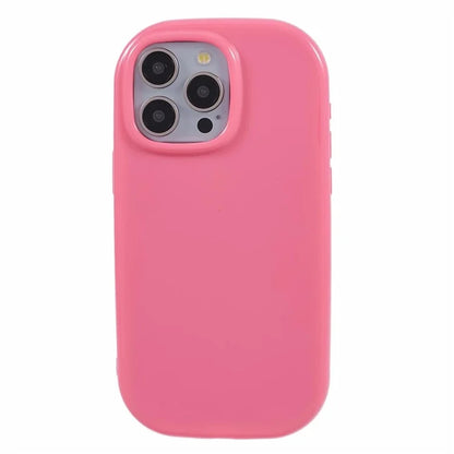 JQ Series For iPhone 15 Pro Max Phone Case Jelly Shape TPU Cover (Big Rear Lens Hole)