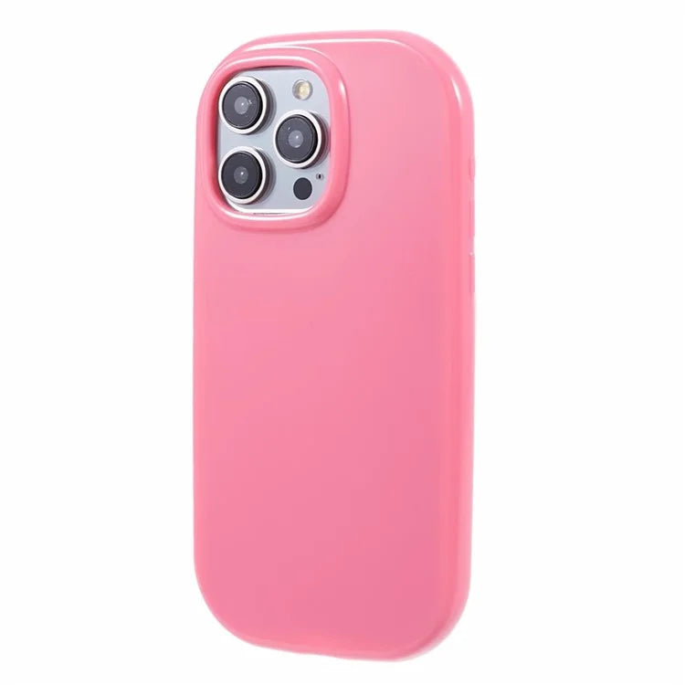 JQ Series For iPhone 15 Pro Max Phone Case Jelly Shape TPU Cover (Big Rear Lens Hole)