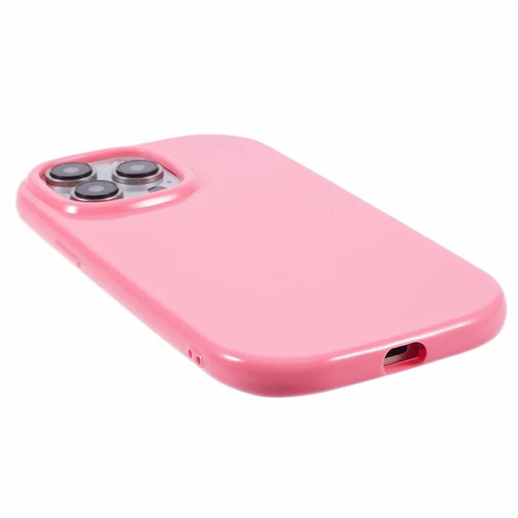 JQ Series For iPhone 15 Pro Max Phone Case Jelly Shape TPU Cover (Big Rear Lens Hole)