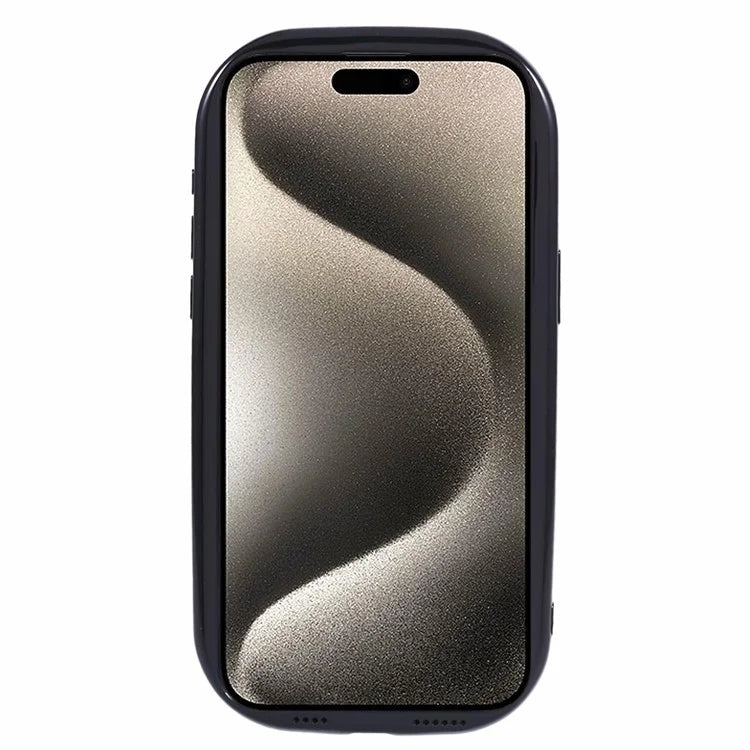 JQ Series For iPhone 15 Pro Max Phone Case Jelly Shape TPU Cover (Big Rear Lens Hole)