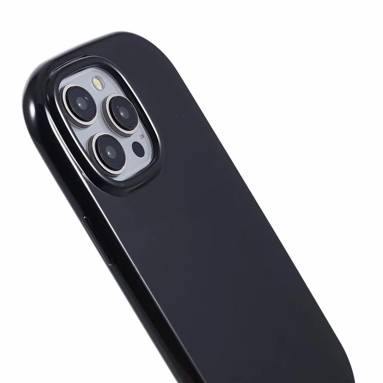 JQ Series For iPhone 15 Pro Max Phone Case Jelly Shape TPU Cover (Big Rear Lens Hole)