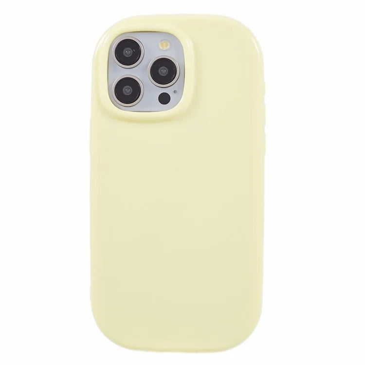 JQ Series For iPhone 15 Pro Max Phone Case Jelly Shape TPU Cover (Big Rear Lens Hole)