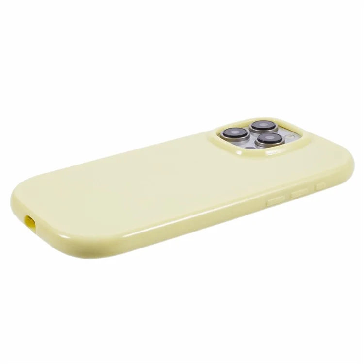 JQ Series For iPhone 15 Pro Max Phone Case Jelly Shape TPU Cover (Big Rear Lens Hole)