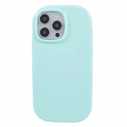 JQ Series For iPhone 15 Pro Max Phone Case Jelly Shape TPU Cover (Big Rear Lens Hole)