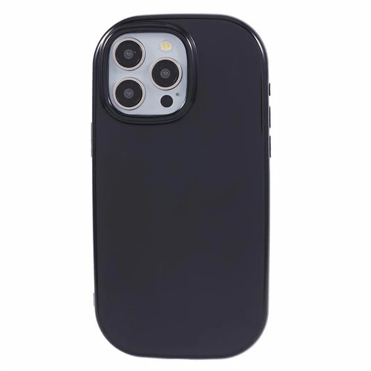 JQ Series For iPhone 14 Pro Case Jelly Shape Solid Color TPU Cover (Big Rear Lens Hole)
