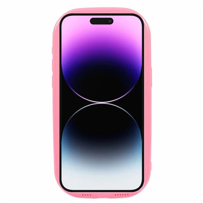 JQ Series For iPhone 14 Pro Case Jelly Shape Solid Color TPU Cover (Big Rear Lens Hole)