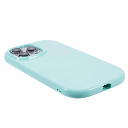 JQ Series For iPhone 14 Pro Case Jelly Shape Solid Color TPU Cover (Big Rear Lens Hole)