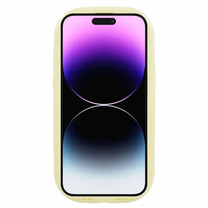 JQ Series For iPhone 14 Pro Case Jelly Shape Solid Color TPU Cover (Big Rear Lens Hole)