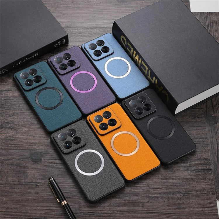 For iPhone 14 Pro Case Shockproof Soft TPU+Cloth Slim Phone Cover