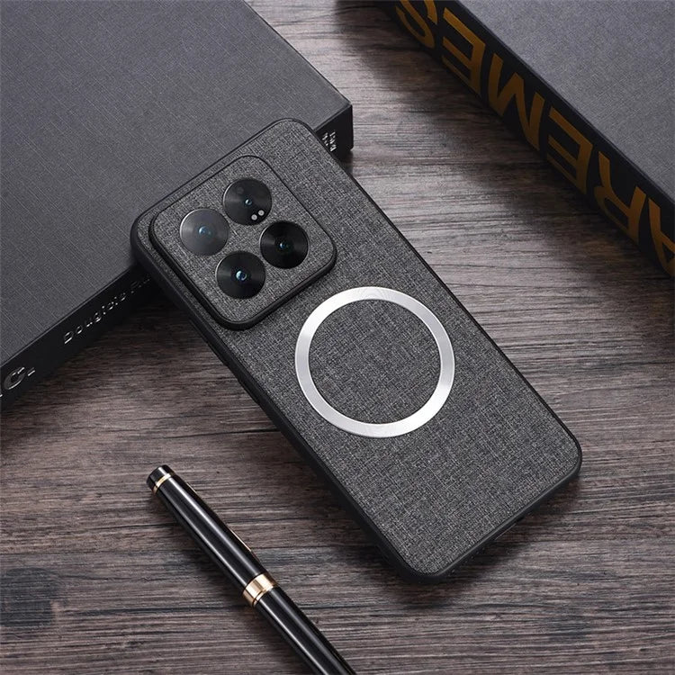 For iPhone 14 Pro Case Shockproof Soft TPU+Cloth Slim Phone Cover