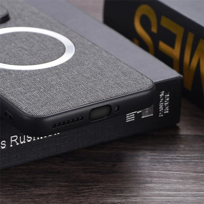 For iPhone 14 Pro Case Shockproof Soft TPU+Cloth Slim Phone Cover