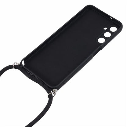 For Samsung Galaxy A05s 4G TPU Phone Case Microfiber Lining Rubberized Cover with Lanyard