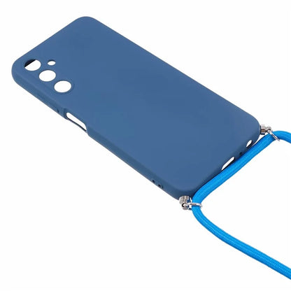 For Samsung Galaxy A05s 4G TPU Phone Case Microfiber Lining Rubberized Cover with Lanyard