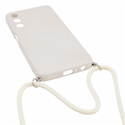 For Samsung Galaxy A05s 4G TPU Phone Case Microfiber Lining Rubberized Cover with Lanyard
