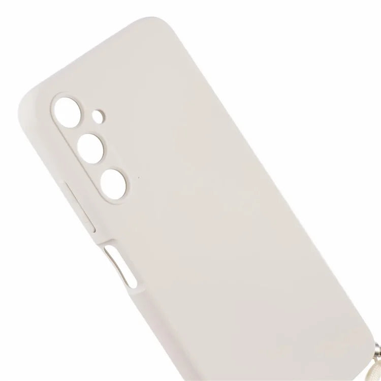 For Samsung Galaxy A05s 4G TPU Phone Case Microfiber Lining Rubberized Cover with Lanyard