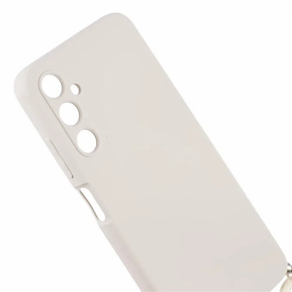 For Samsung Galaxy A05s 4G TPU Phone Case Microfiber Lining Rubberized Cover with Lanyard