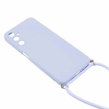 For Samsung Galaxy A05s 4G TPU Phone Case Microfiber Lining Rubberized Cover with Lanyard