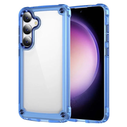 For Samsung Galaxy S24 Case Anti-drop TPU Frame Clear PC Back Cover
