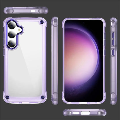 For Samsung Galaxy S24 Case Anti-drop TPU Frame Clear PC Back Cover