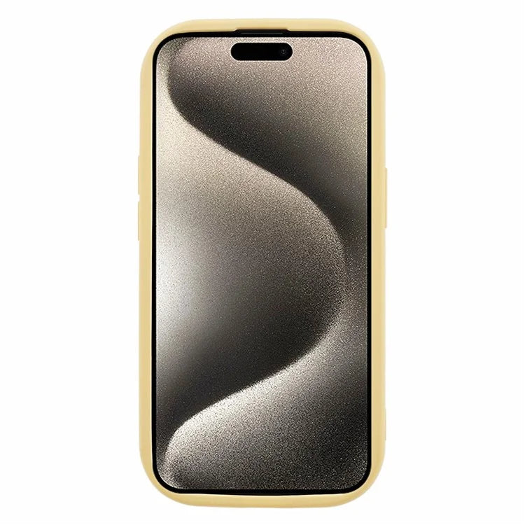 JTW Series For iPhone 15 Phone Case Rubberized TPU Cover with Wrist Strap