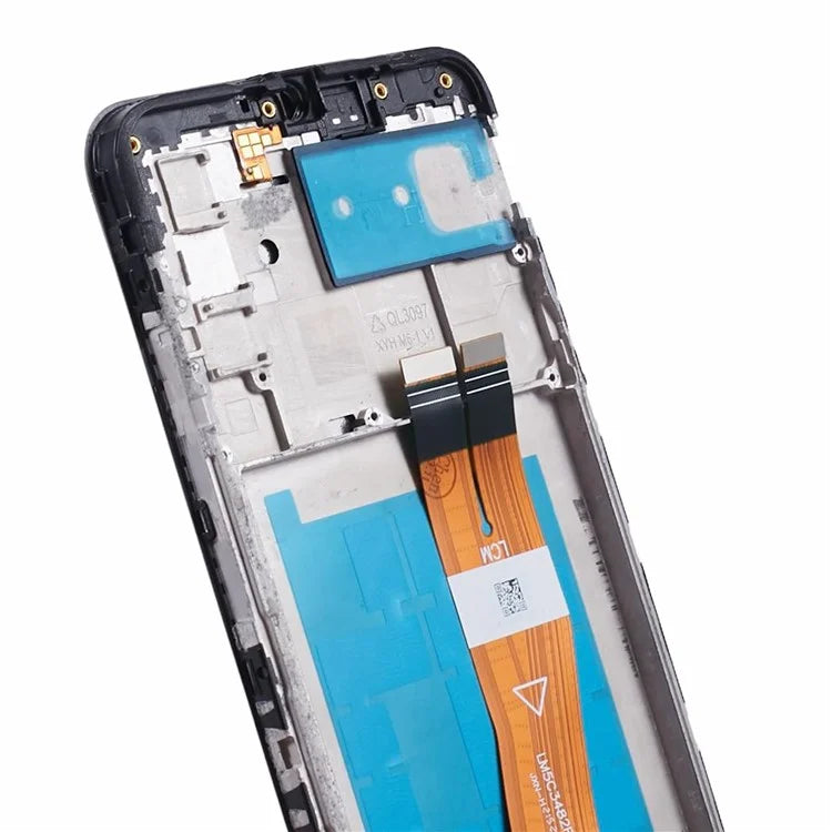 For Samsung Galaxy A02s A025 (166.5x75.9x9.2mm) Grade C LCD Screen and Digitizer Assembly + Frame (without Logo)