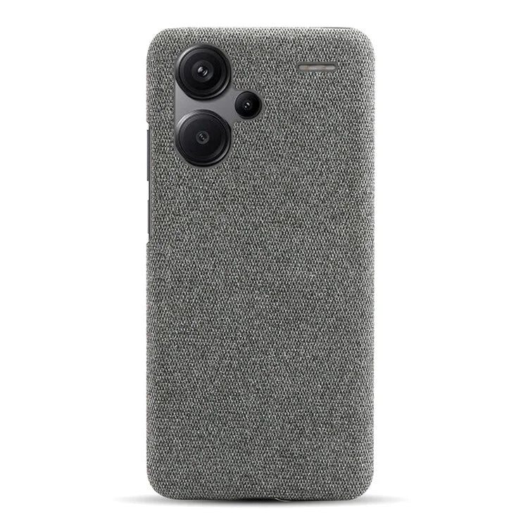 For Xiaomi Redmi Note 13 Pro+ 5G Slim-fit Case Smartphone Cover Shockproof Cloth+PC Phone Shell