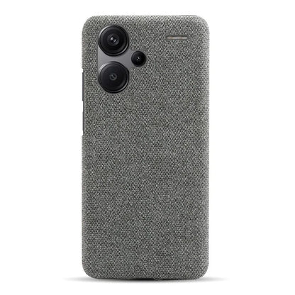 For Xiaomi Redmi Note 13 Pro+ 5G Slim-fit Case Smartphone Cover Shockproof Cloth+PC Phone Shell