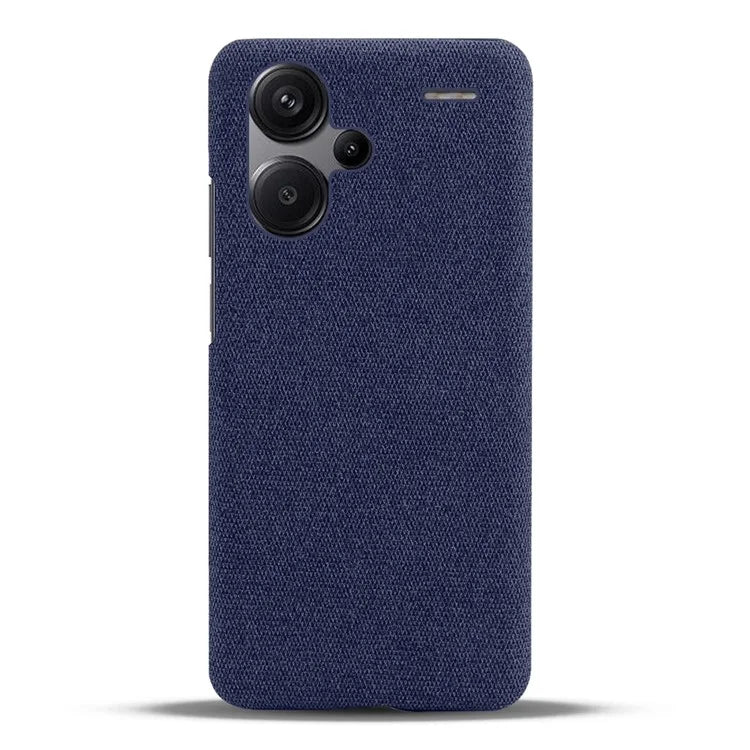 For Xiaomi Redmi Note 13 Pro+ 5G Slim-fit Case Smartphone Cover Shockproof Cloth+PC Phone Shell