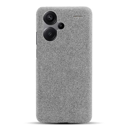 For Xiaomi Redmi Note 13 Pro+ 5G Slim-fit Case Smartphone Cover Shockproof Cloth+PC Phone Shell