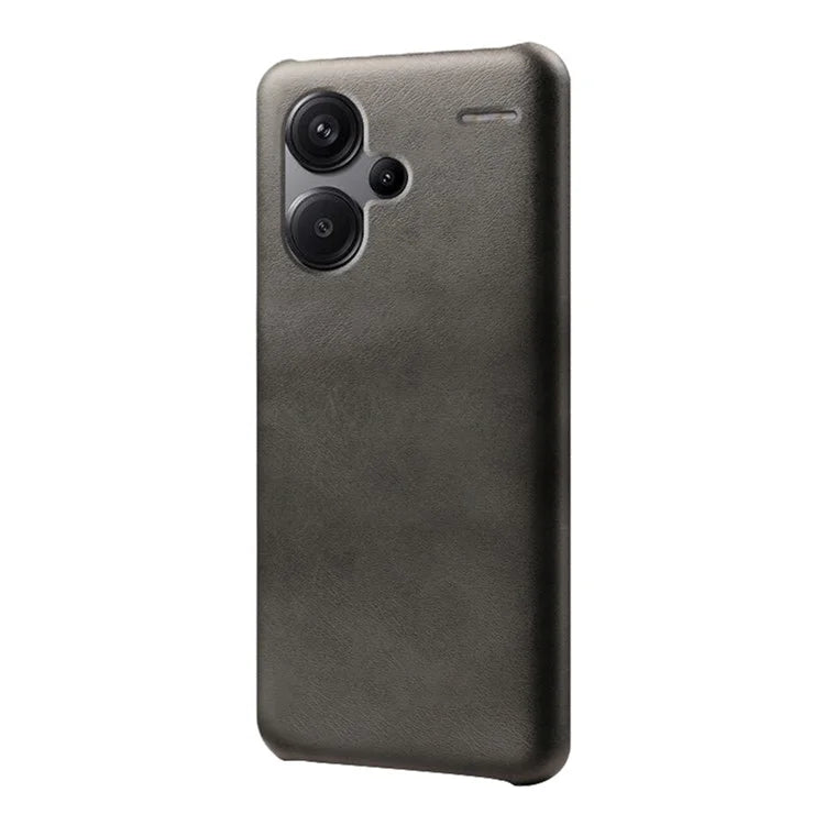 For Xiaomi Redmi Note 13 Pro+ 5G Case Calf Texture PC Cover Anti-Scratch Phone Shell