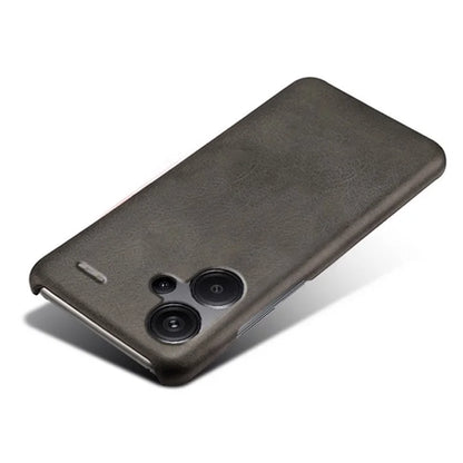 For Xiaomi Redmi Note 13 Pro+ 5G Case Calf Texture PC Cover Anti-Scratch Phone Shell