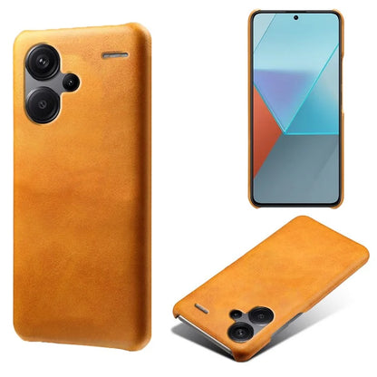 For Xiaomi Redmi Note 13 Pro+ 5G Case Calf Texture PC Cover Anti-Scratch Phone Shell