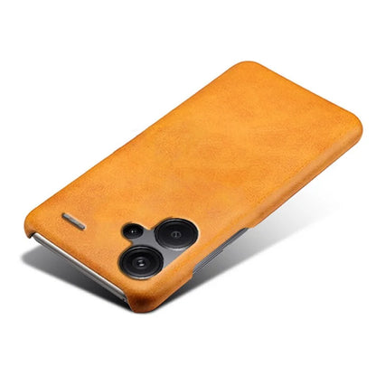 For Xiaomi Redmi Note 13 Pro+ 5G Case Calf Texture PC Cover Anti-Scratch Phone Shell
